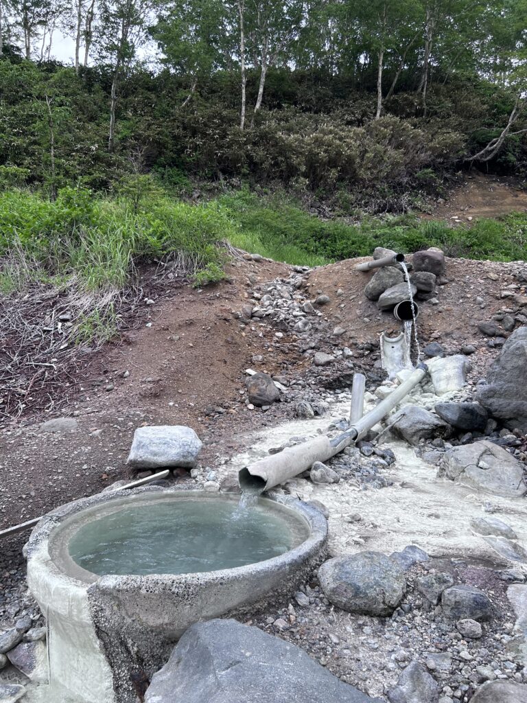 土管の温泉